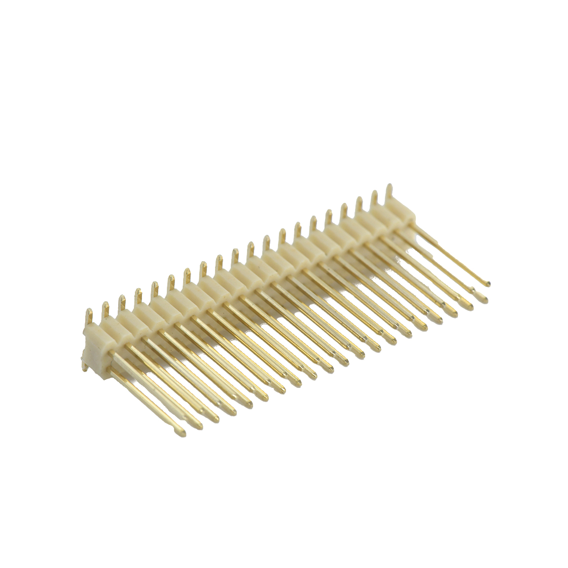 PH1502 排针连接器 Pitch 1.50mm 180° 双排 SMT 单塑排针 PC5.5 2X20Pin 米白色 镀亮锡
